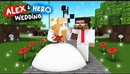 "I DO": ALEX and HEROBRINE'S WEDDING: Minecraft Animation
