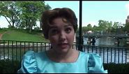 Wendy Darling at Epcot - Tells Us About Peter Pan's Shadow in Nursery - Walt Disney World