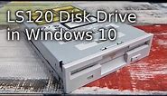 Installing a LS120 disk drive in my Windows 10 computer
