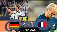 Germany vs France 2-1 | Friendly International 2023 | 12.09.2023 | Highlights & All Goals