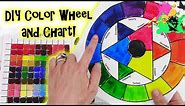 30 Days of Art #1 Color Theory for Beginners - How to Make a Color Wheel and a Color Chart