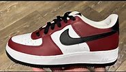 Nike Air Force 1 Low LV8 Team Red Black Shoes