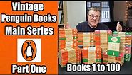 Vintage Penguin Paperbacks - Main Series - Numbers 1 to 100 - Complete Collection!