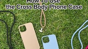 Here's how to use the Cross Body Phone Case! #phonecase #giftideas #travel #tech