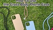 Here's how to use the Cross Body Phone Case! #phonecase #giftideas #travel #tech