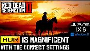 Red Dead Redemption 2 - HDR Is Beautiful with Correct Settings -