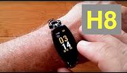 Bakeey H8 Women’s IP67 Waterproof Blood Pressure Diamond Smart Bracelet: Unboxing & Review