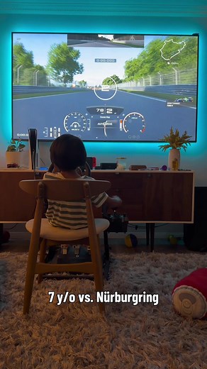 90 Seconds from his Nürburgring lap. Should I post his full run? 👀 Car: F3500-A Player: Senna, 7 years old #granturismo7 #gt7 #nurburgring #youngdriver #gaming