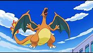 All Ash's Charizard moves