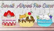 How I sketch and design Sweets Airpod Pro Cases (Behind the scene)
