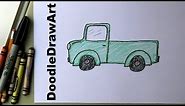 How To Draw a Truck! Easy Drawing Lesson! Art Tutorial