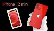 iPhone 12 mini Product RED Unboxing & First Look | ASMR Unboxing