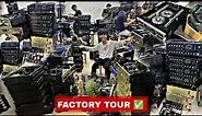 Factory tour vlog🤑 - manufacturing of heavy dj amplifier & dj speakers | quality product 🔥✅
