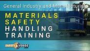 Materials Handling Safety Training from SafetyVideos.com