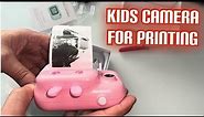 MINIBEAR Instant Camera for Kids Digital Camera for Girls Toddler Camera with Print Paper, 40MP