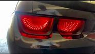 Custom infinity-mirror tail lights made from scratch - 2013 Camaro 2SS