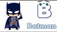 Alphabet Superheroes -ABC superheroes song for kids | Batman | Nursery Rhymes | ABC Videos |Hulk |
