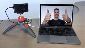 Sony RX100 VII as Webcam on Mac (using USB-Cable and Sony Software)