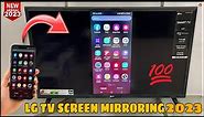 How To Screen Mirroring LG Smart Tv 2023 || Webos Smart Tv Screen Cast || Magic Remote Tv Demo