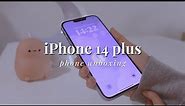 Unboxing iPhone 14 Plus Purple + Accessories (Aesthetic) | Camera, Gaming