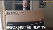 Unboxing the new TV!- LG 28TN515S | Deanstructor