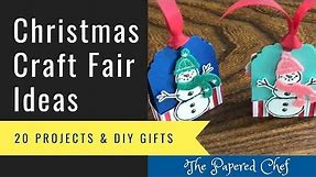 20 Christmas Craft Fair Ideas - Holiday DIY Gifts - 3D Crafts - Stocking Stuffers & More