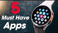 5 Must Have Apps For Your Samsung Galaxy Watch 5 PRO