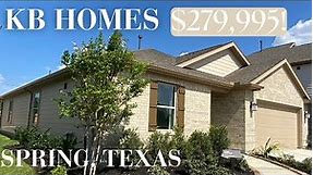 1675 Floorplan House Tour | NEW CONSTRUCTION COMMUNITY in SPRING TEXAS | KB Homes