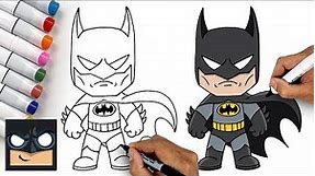 How To Draw Batman | Draw & Color Tutorial