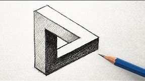 How to Draw an Optical Illusion Triangle the Easy Way
