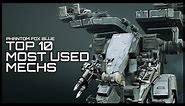 TOP 10 MOST USED MECHS IN HAWKEN (PS4)