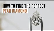 How to pick the perfect pear shaped diamond for engagement ring