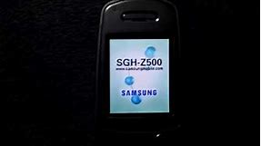 Samsung SGH-Z500 Startup & Shutdown