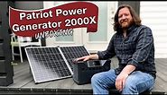 Unboxing the Patriot Power Generator 2000X 💪