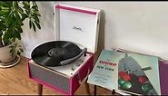 Vintage Columbia Pink Tube Amplified Record Player Restored by Jimmy O