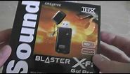 Creative X-Fi Go! Pro USB Soundcard Unboxing & Review