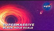 NASA Animation Sizes Up the Biggest Black Holes