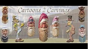 Fun EASY ways to go from Cartoons to Carving Caricatures