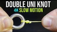 How to Tie a DOUBLE UNI KNOT! | "Knot Easy!" Series | Fishing Knot Tutorial