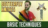 Kung Fu Butterfly Knives - Basic Techniques 蝴蝶双刀 - Choy Li Fut Kung Fu