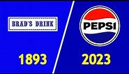 ✅ Pepsi Logo Evolution history : 1893-2023 (Present / new Logo)
