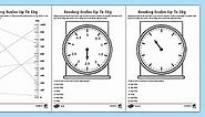 Reading Scales to 5kg Worksheet: Weight and Measurement Activity Sheet