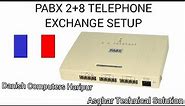 PABX telephone Exchange setup and Call transfer