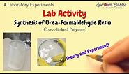 Urea formaldehyde resin |Synthesis | Explanation with reactions involved | Polymers