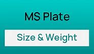 MS Plate Weight Calculator & Chart in Kg&lb (Online FREE) | MachineMFG