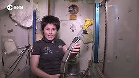 Astronaut Shows How to Use a Space Toilet | ISS Video