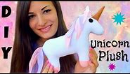DIY Unicorn Plush - How To Make Stuffed Animal Tutorial - Comment faire un peluche de licorne