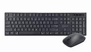 Bonelk KM-314 Slim Wireless Keyboard & Mouse Bundle Black
