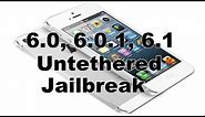 evasi0n: How to Jailbreak iOS 6.0, 6.0.1, 6.1, 6.1.2 Untethered - Cydia - iPhone 5 iPad iPod Touch