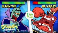 Plankton and Mr. Krabs Face Off in Battle! | 🥊 SpongeBob SquareOff